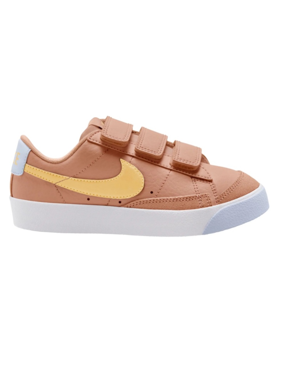Nike Kids Tan and Yellow Blazer Low Sneakers